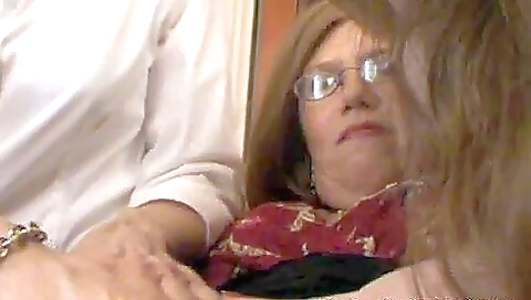 Big boobed brunette is getting her cunt fucked hard