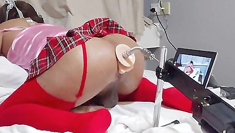 Old and young girl in a sexy blouse is getting fucked