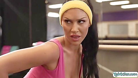 Blonde beauty gets pussy fucked and fucked again by two men