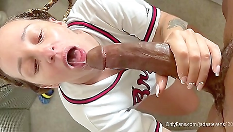 Busty teen gets her ass smashed with a big black cock