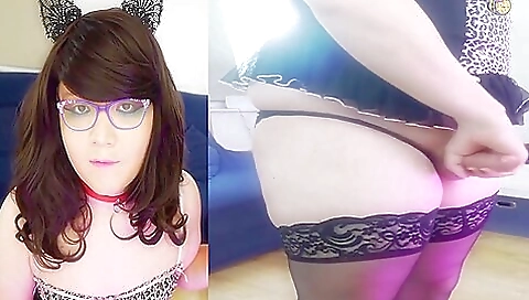 Busty brunette girl fucks alone and gets her pussy stroked